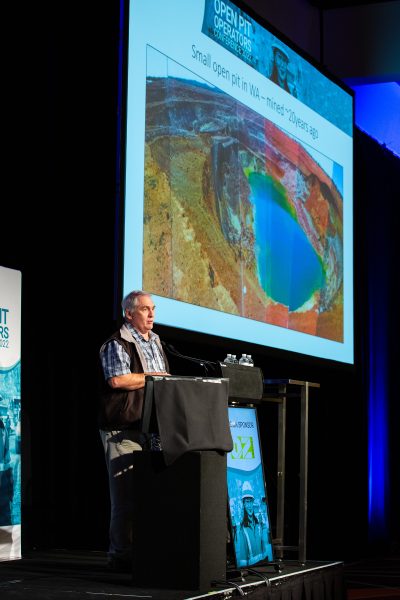 Analysis of pit slope performance | Gordon presenting | AusIMM Underground Operators Conference | back analysis of pit slope performance in a saturated alluvial sediment