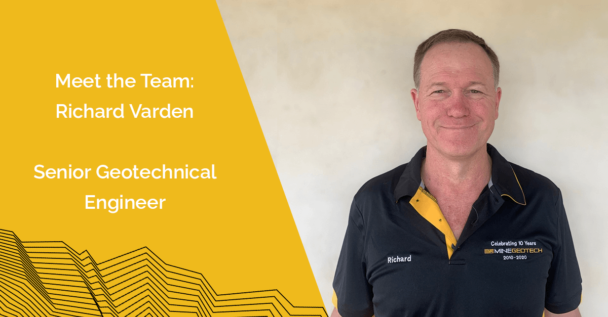 Richard Varden - Meet the Team - Senior Mining Engineer - MineGeoTech
