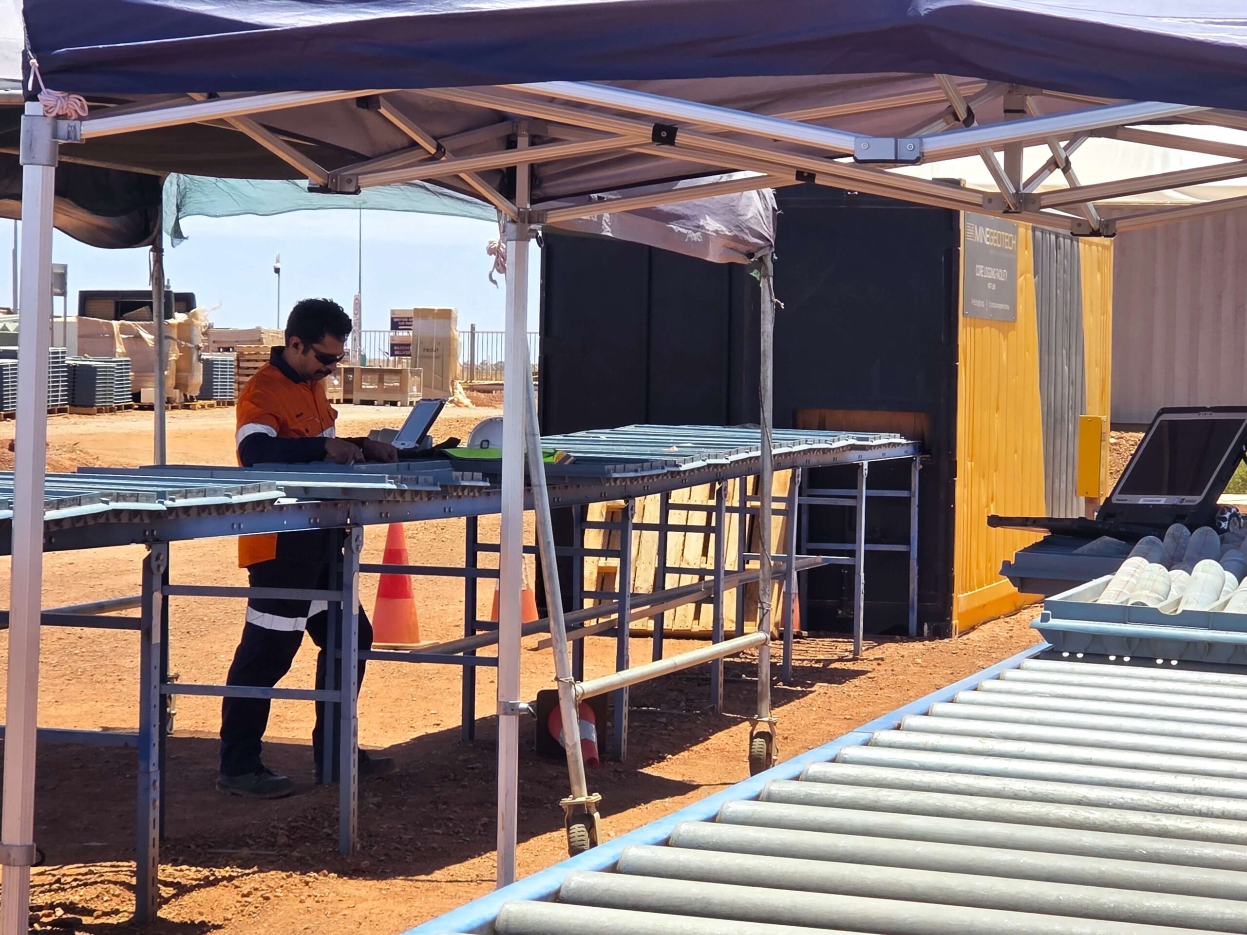 MGT Core Logging Container Remote Core Logging Facility - For Hire - Remote Western Australia - MGT