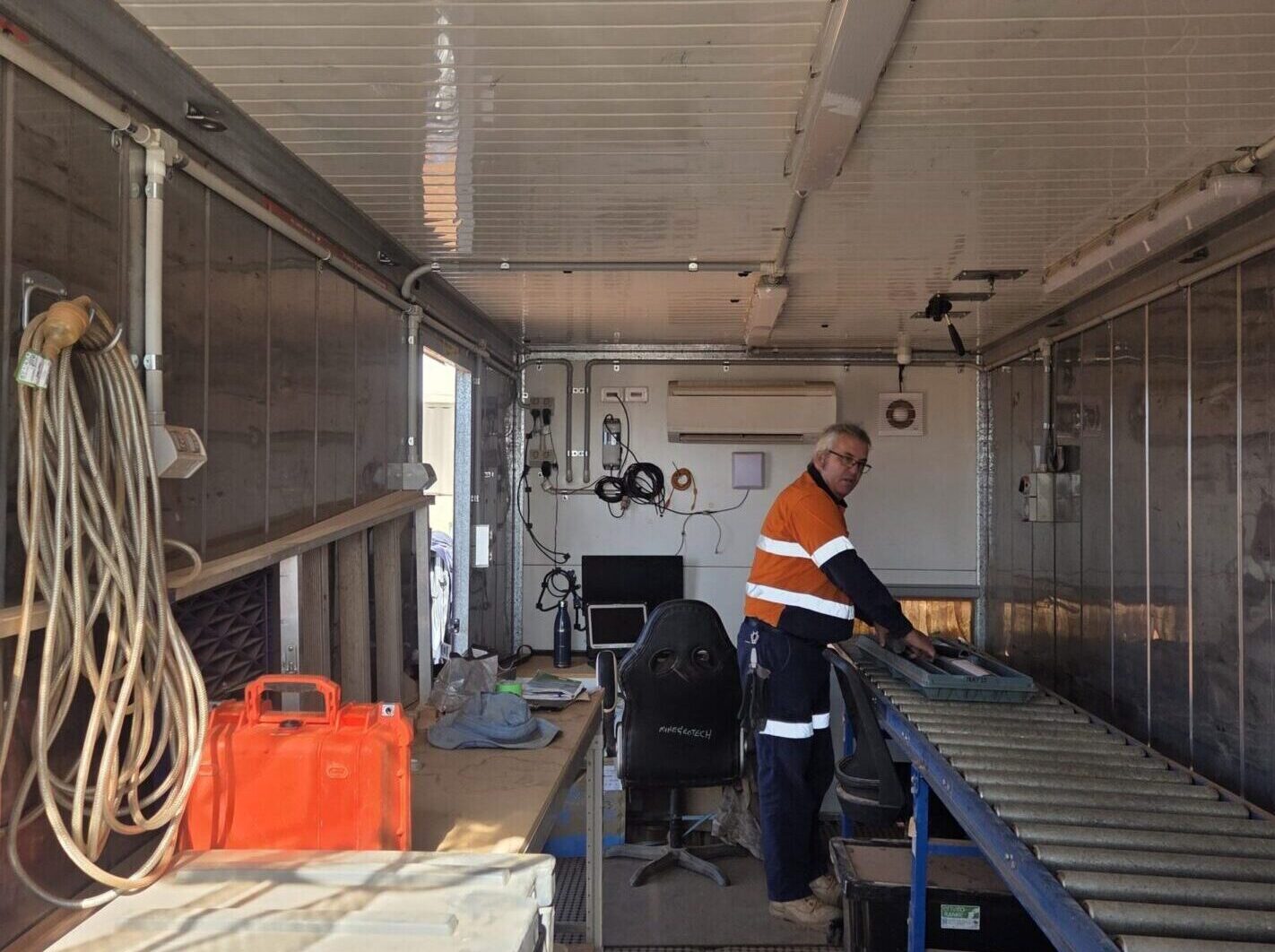 MGT Core Logging Container Remote Core Logging Facility - For Hire - Remote Western Australia - MGT