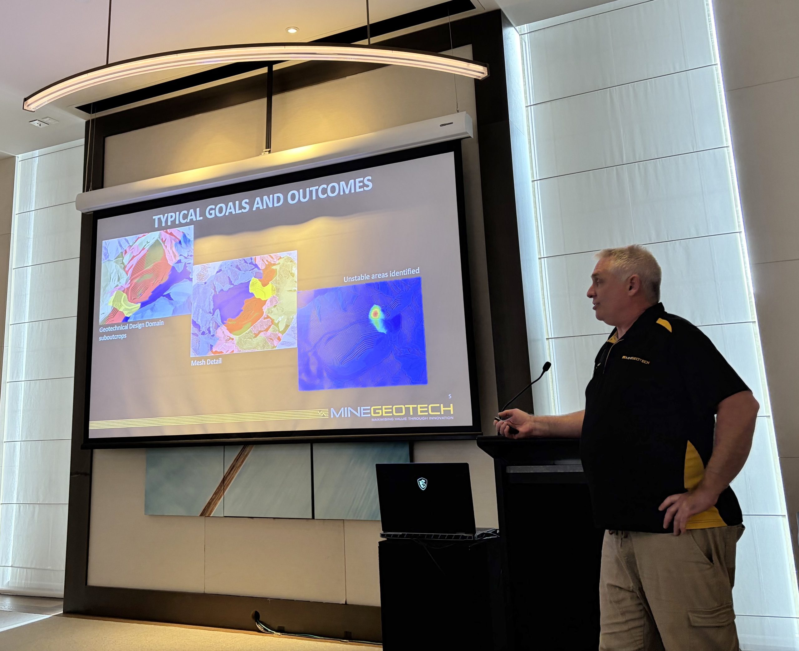 Gordon at Rocscience - MineGeoTech - MGT